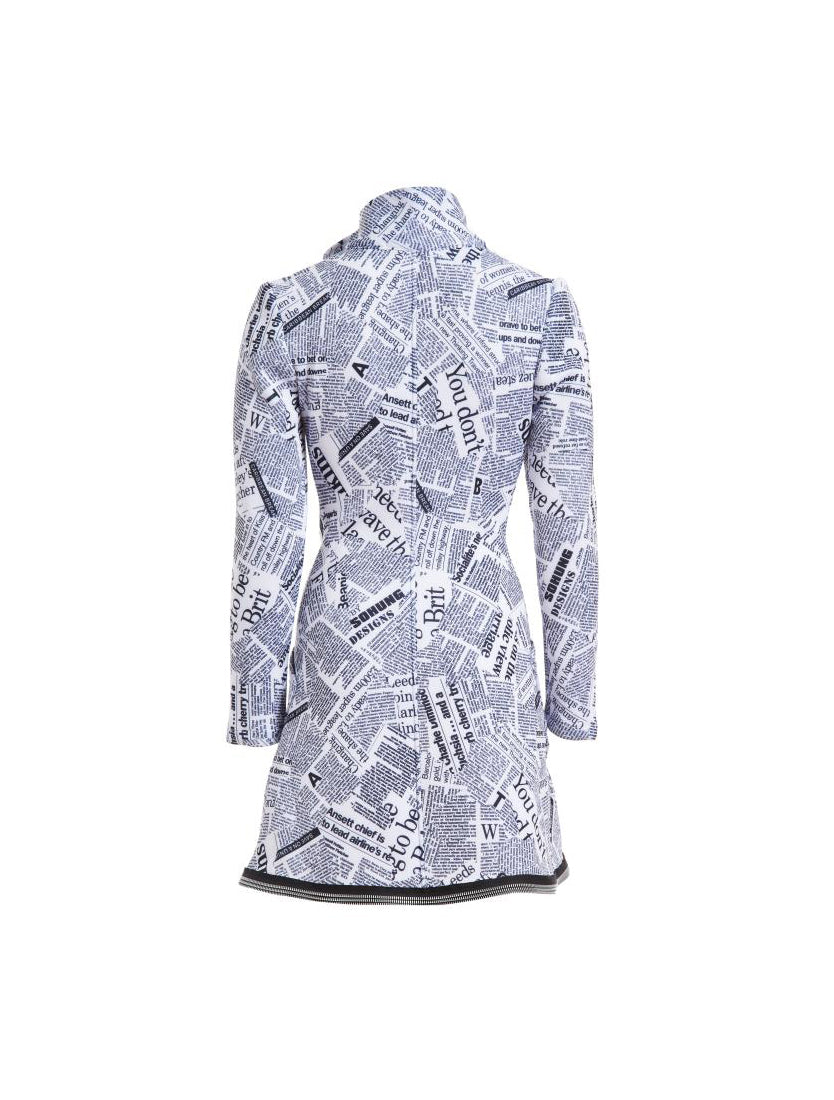 Newsprint 3/4 Jacket/Dress – ID Pop Shop