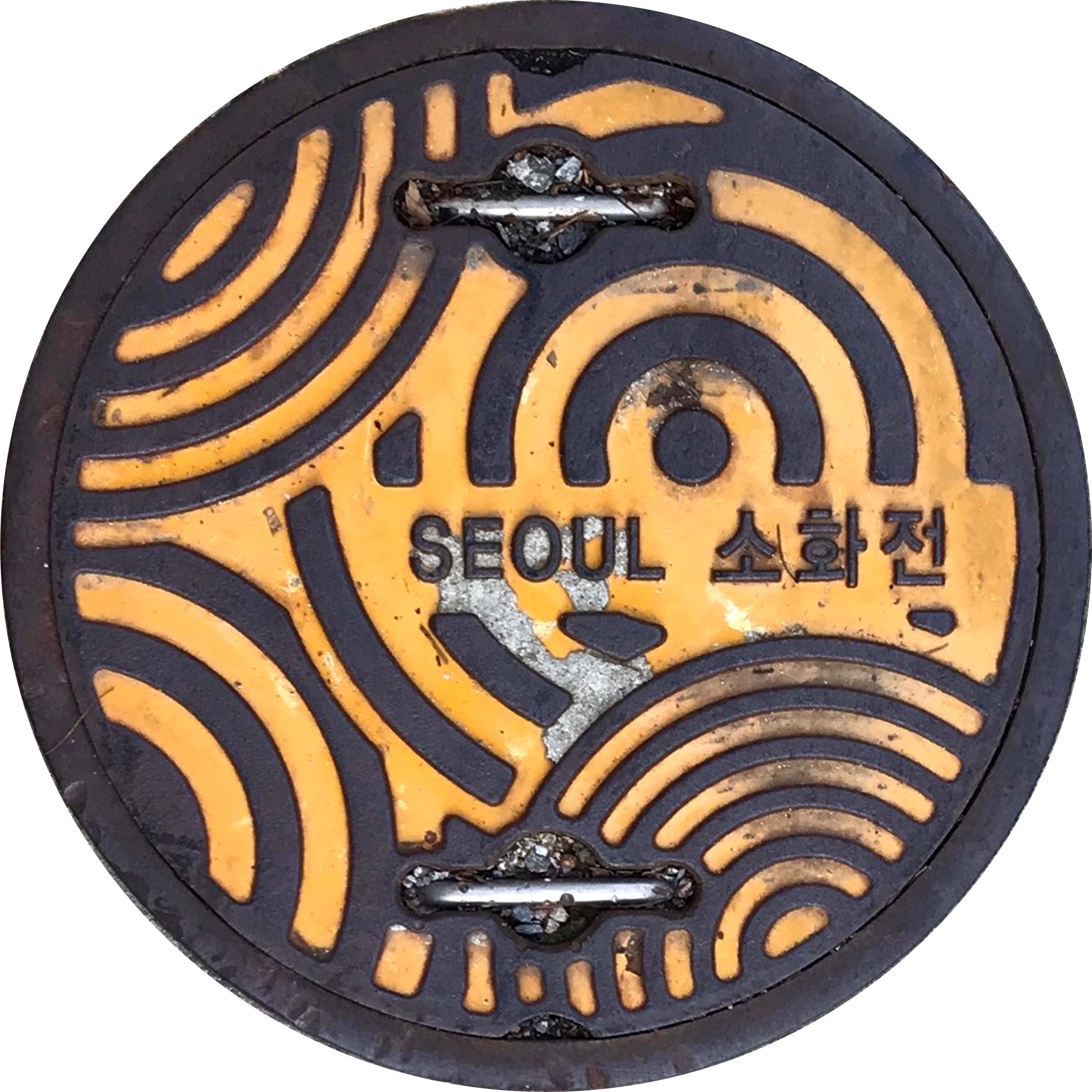 ASIA SERIES - Sewer Cover Doormat, Trivet, Coaster - Seoul, South Korea
