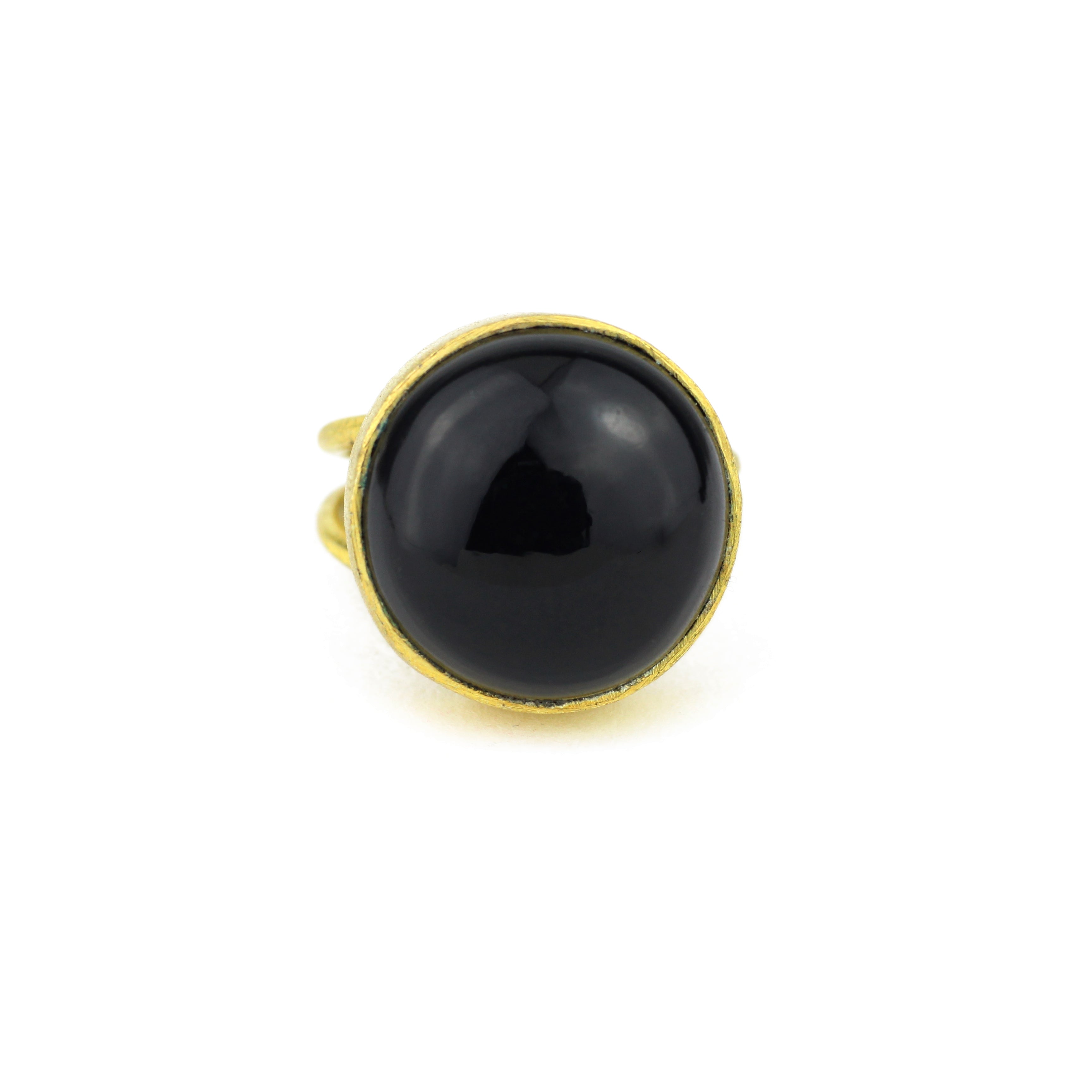 Black Onyx Cocktail Ring