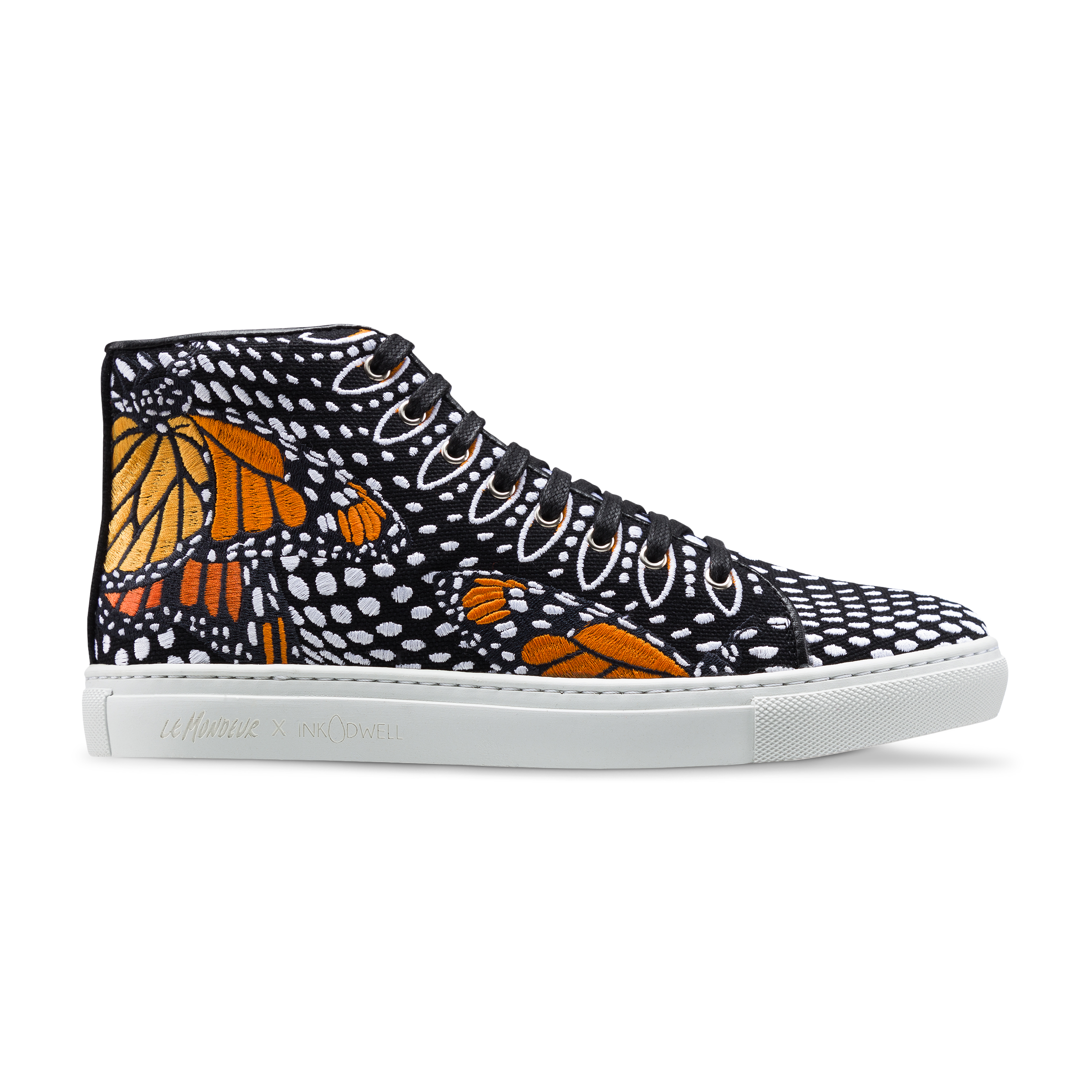 Monarch in Moda - High Top by Le Mondeur x Ink Dwell