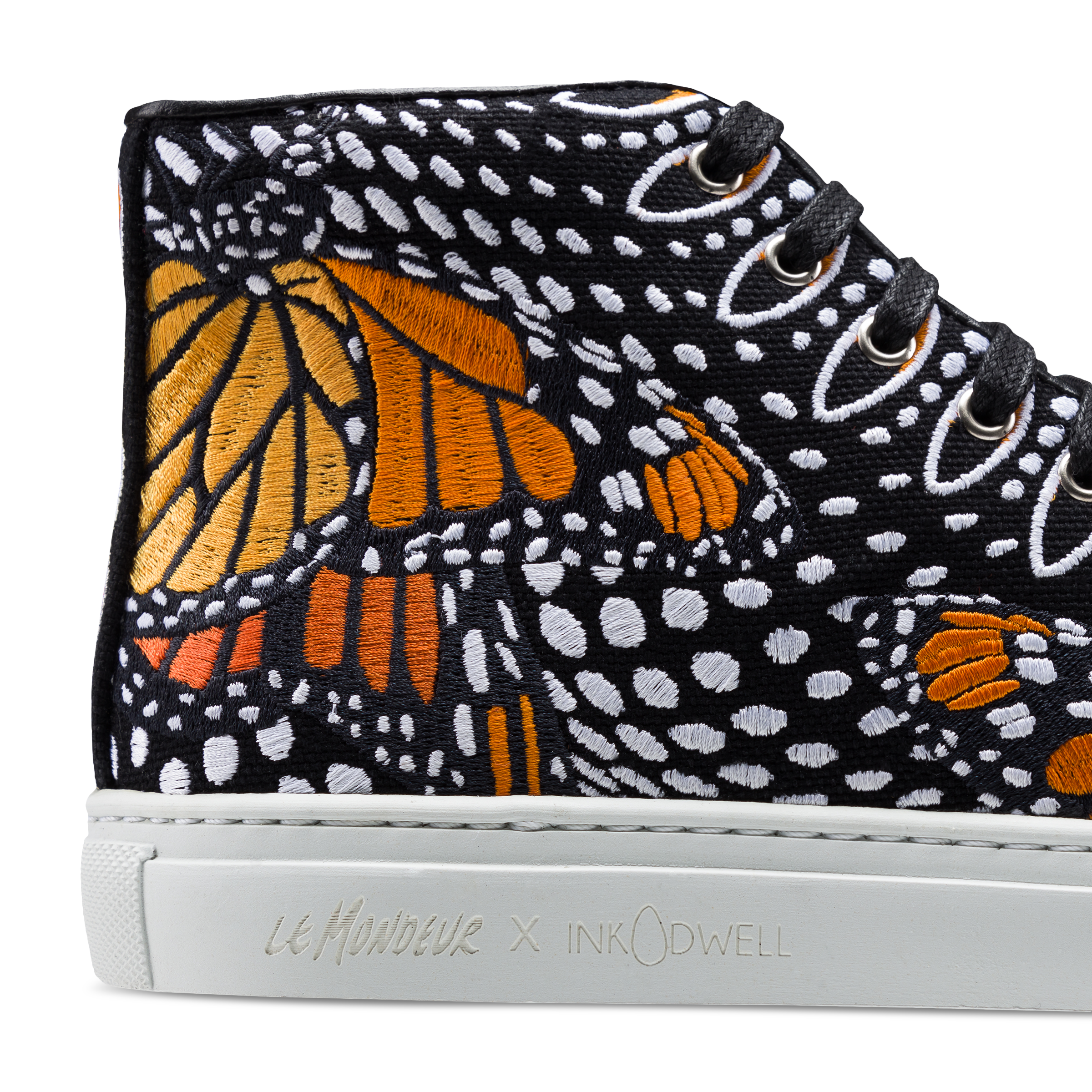 Monarch in Moda - High Top by Le Mondeur x Ink Dwell