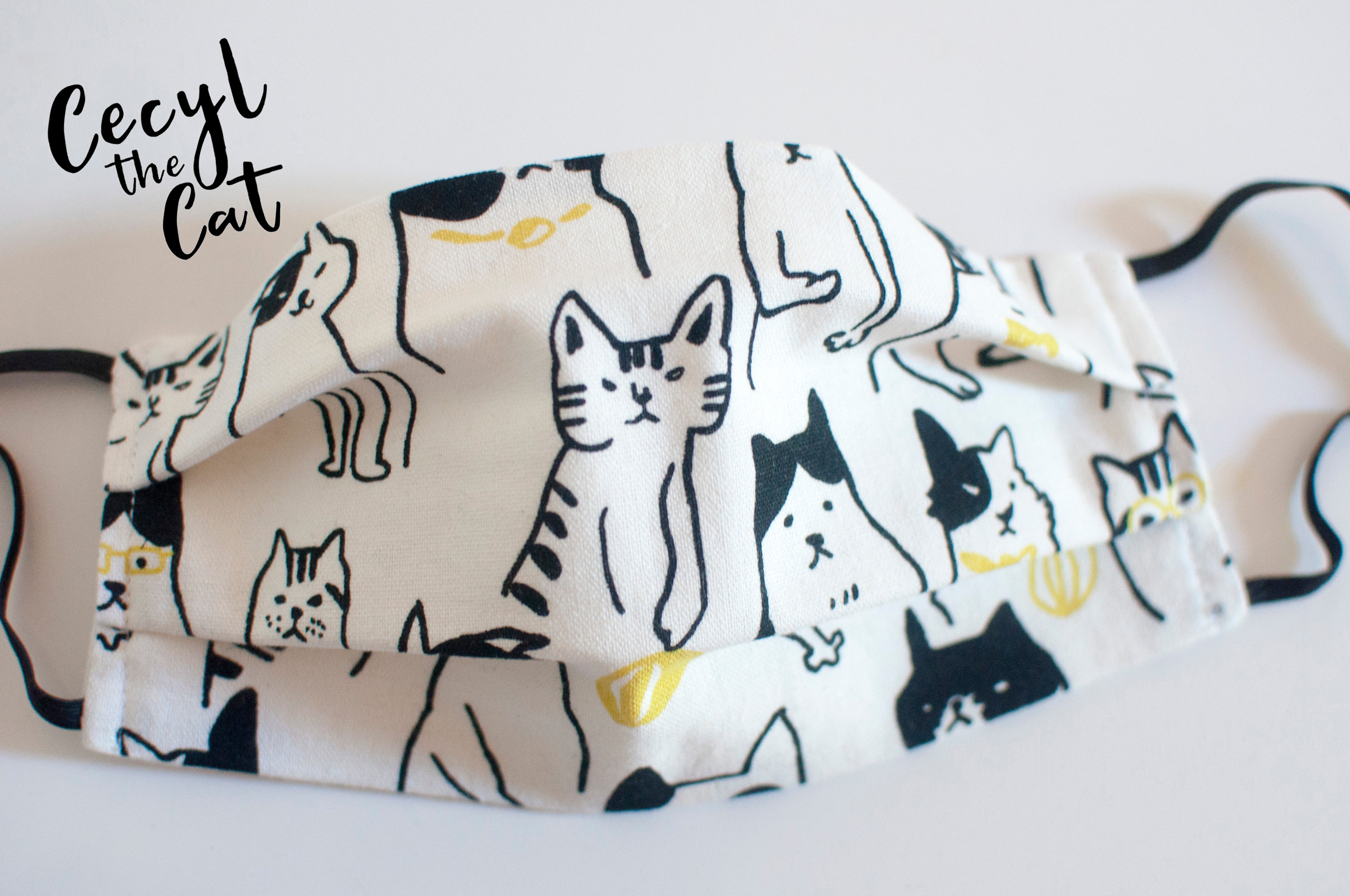 Limited Edition Face Masks  - Cat Print