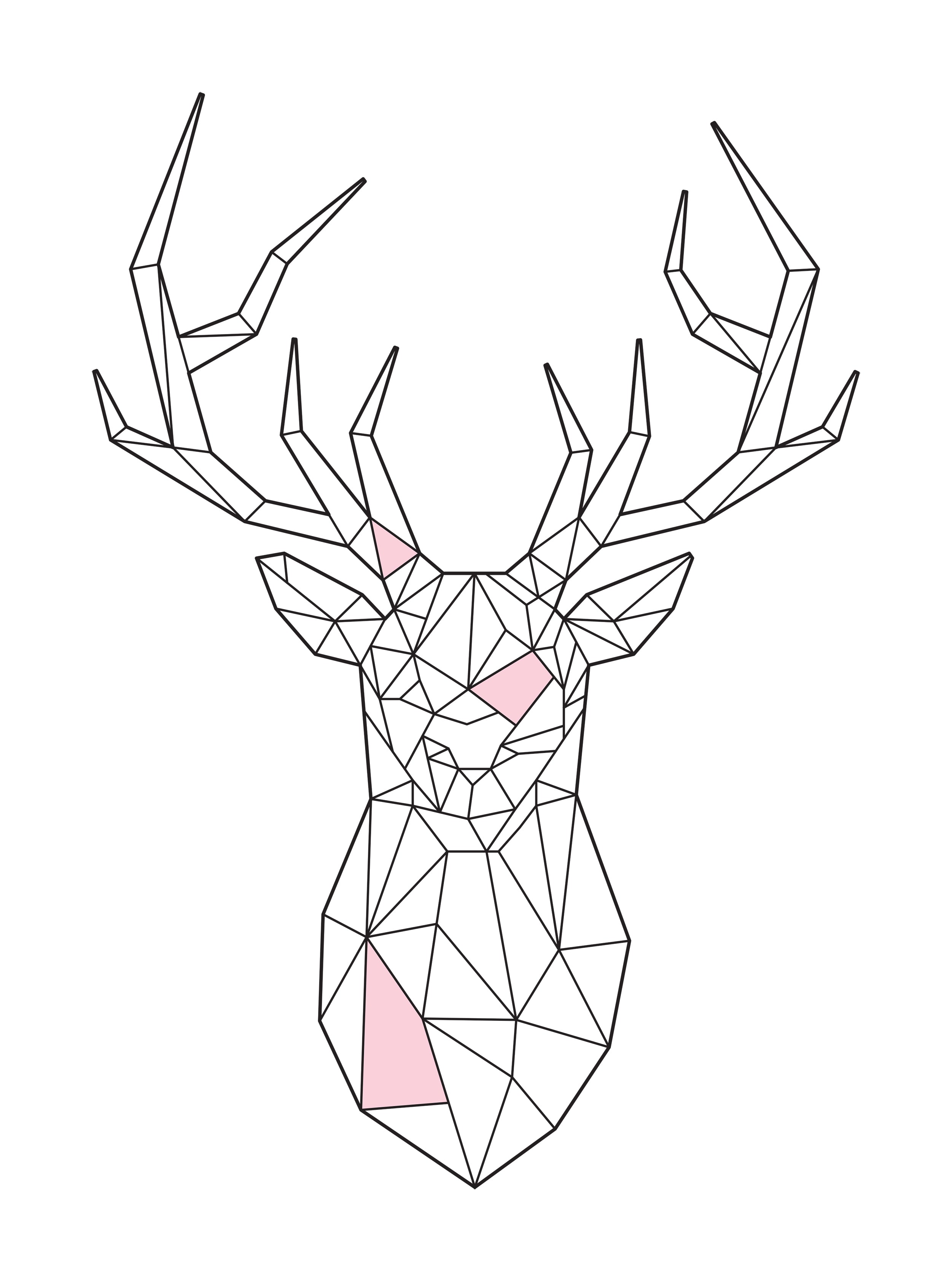 Deer Geometric - T-Shirt