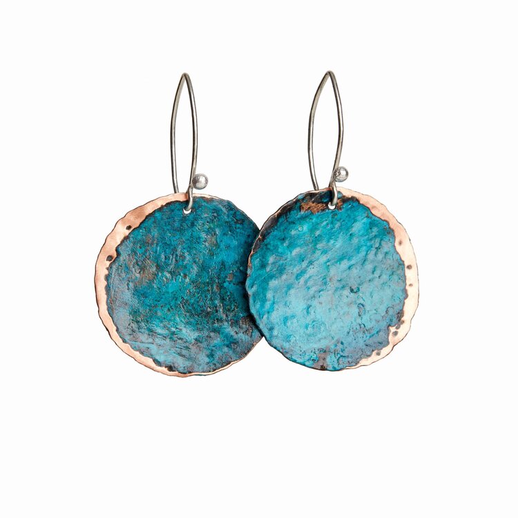 Turquoise Cresent Earrings