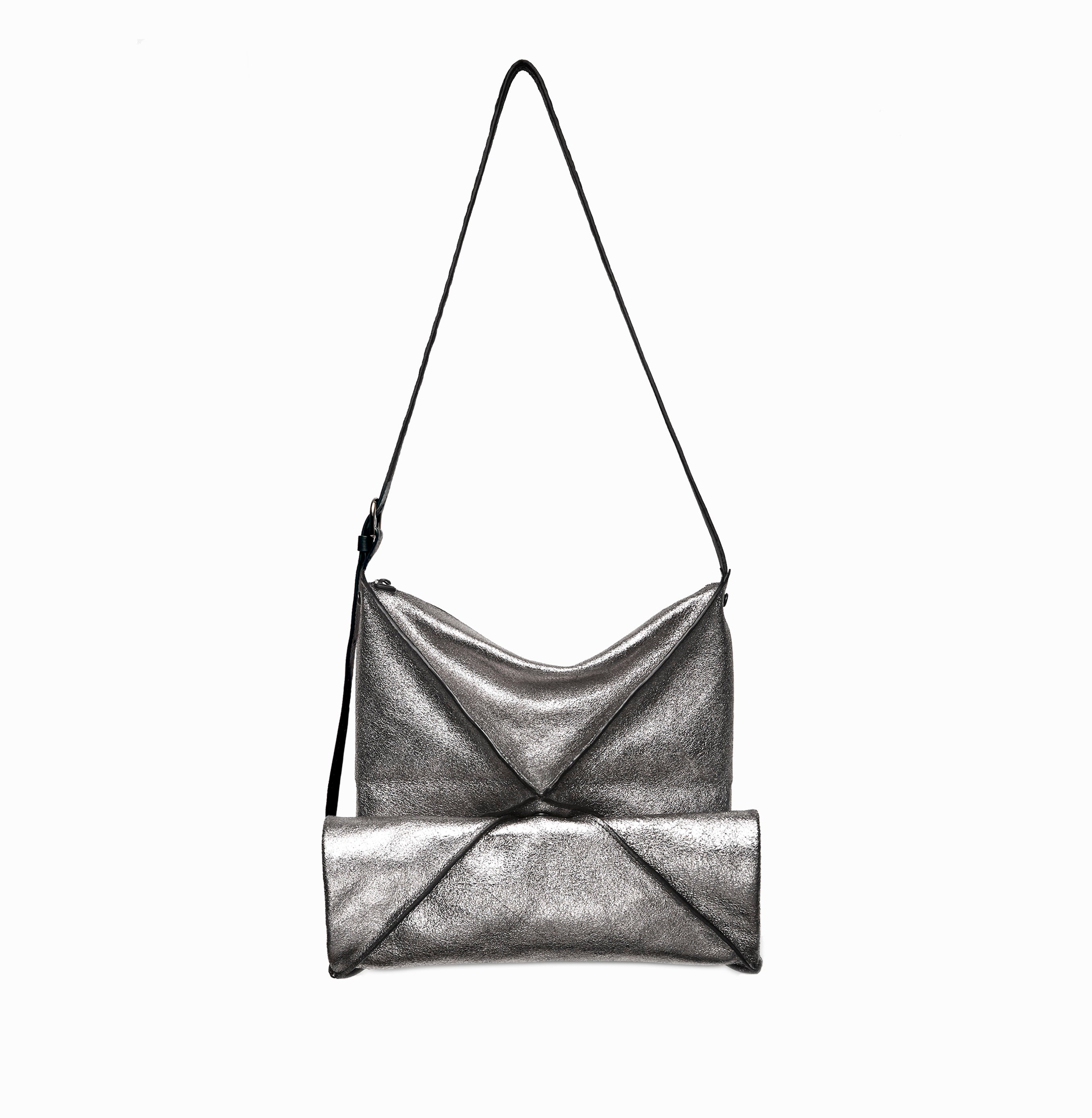 Hana Convertible Shoulder Bag - Metallic