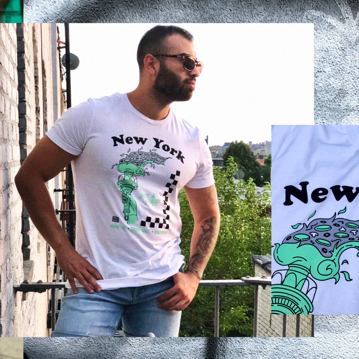New York Hot and Fresh T-shirt by Lulab