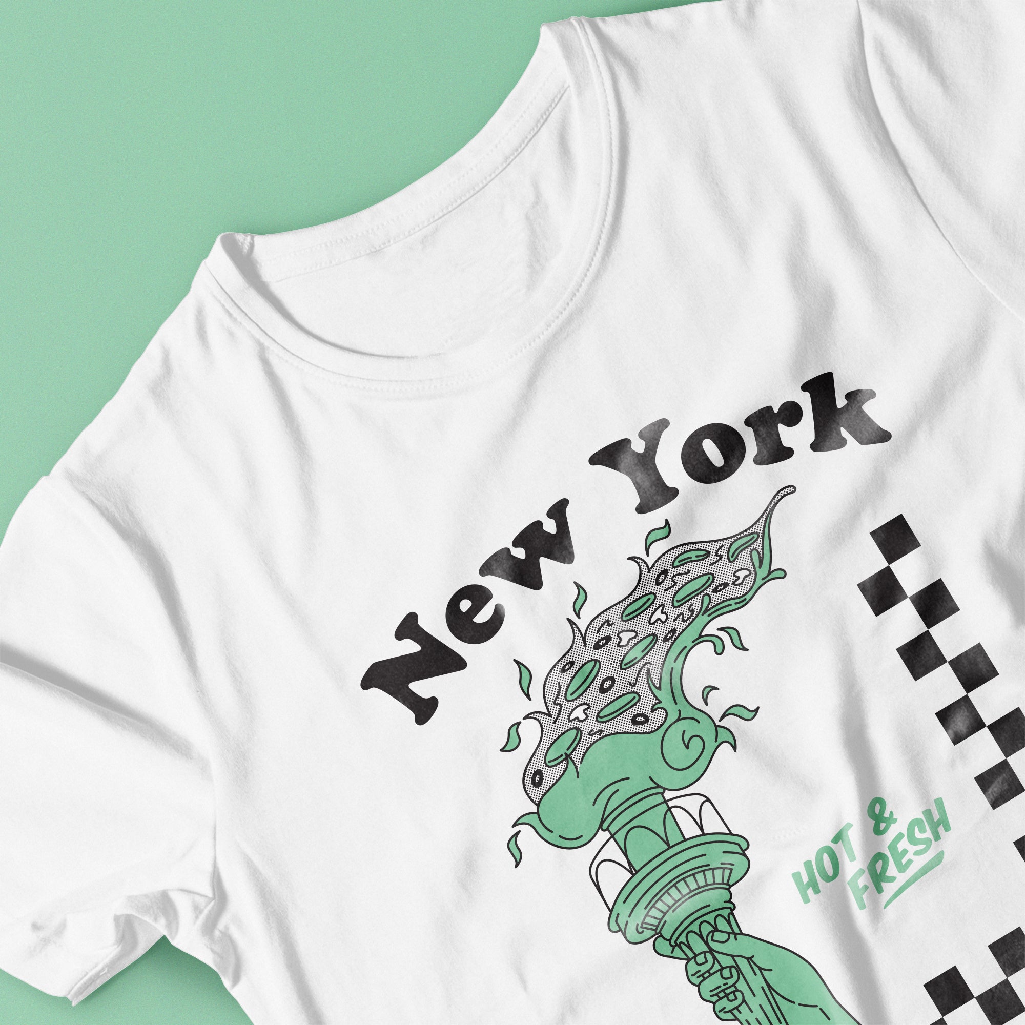 New York Hot and Fresh T-shirt by Lulab