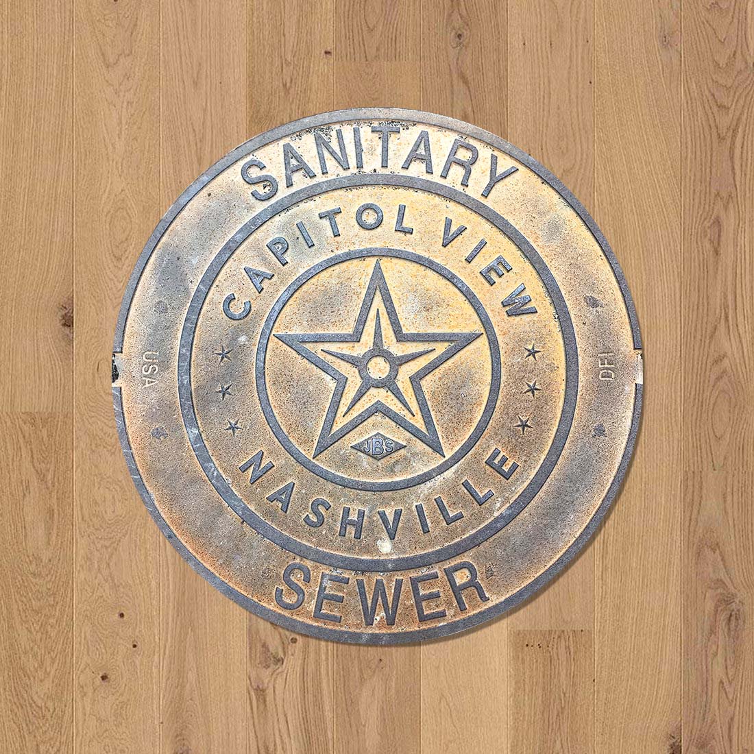 SOUTH SERIES - Sewer Cover Doormat, Trivet, Coaster - Nashville, TN
