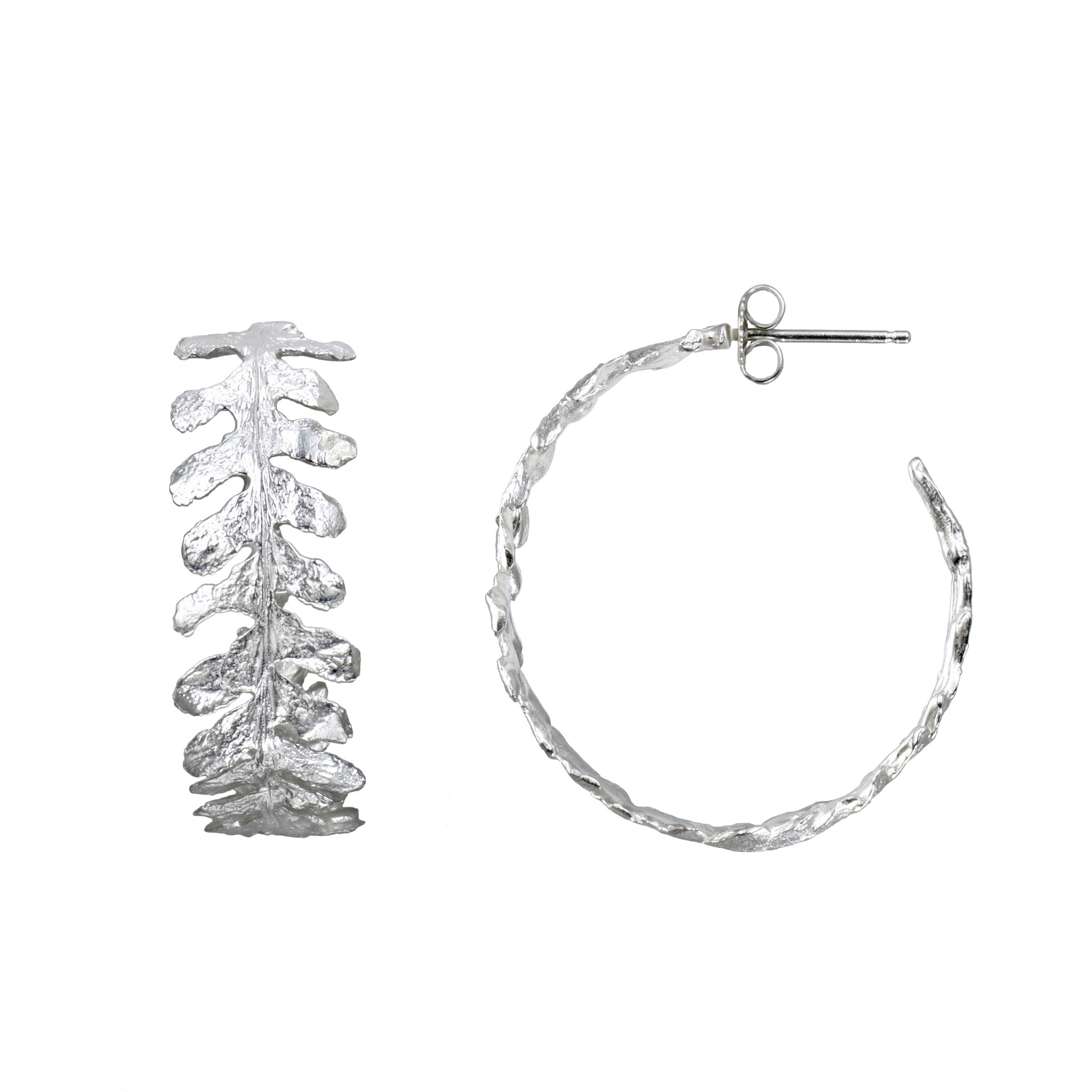 Fern Earrings - Sterling Silver