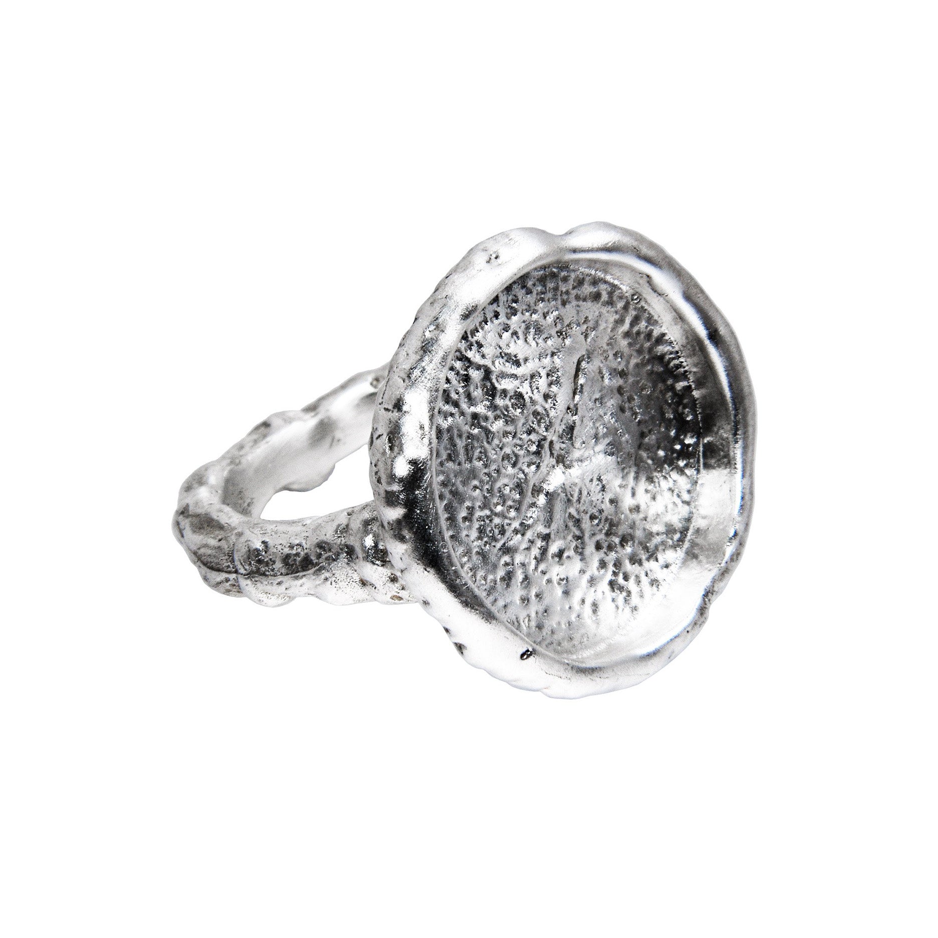 Acorn Ring - Sterling Silver - US Size 6.5
