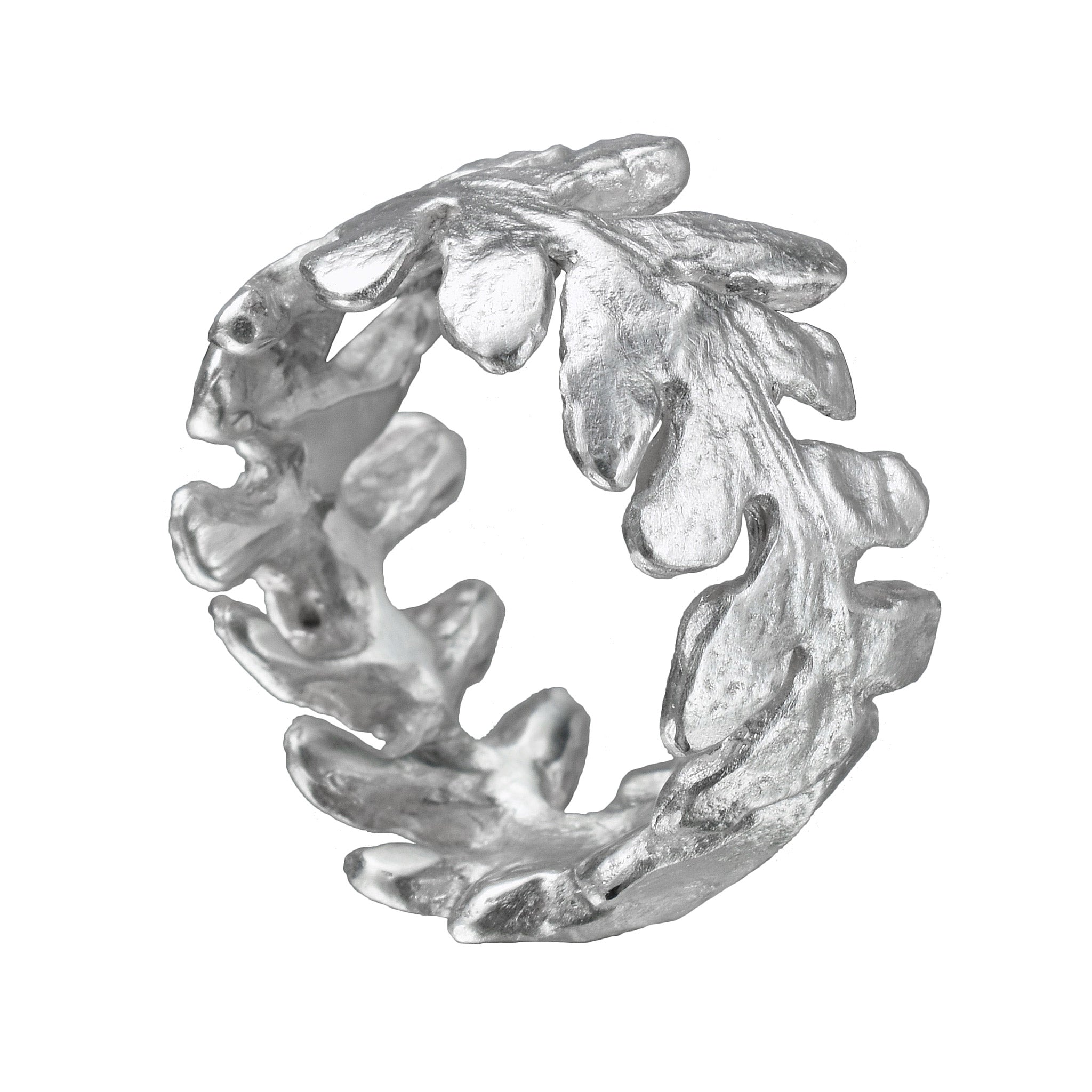 Fern Ring - Sterling Silver - US Size 6