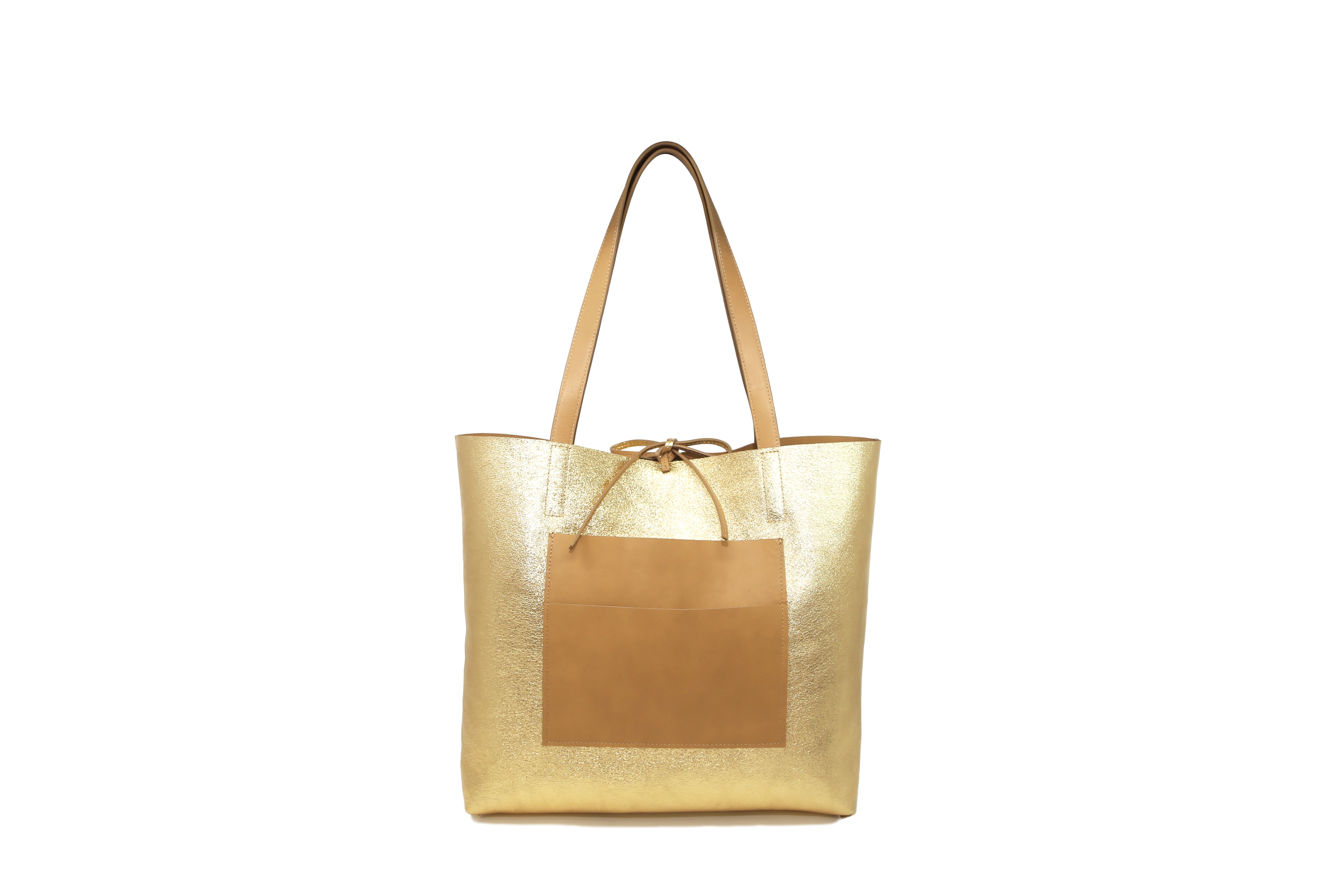 Avi Classic Reversible Tote Tan