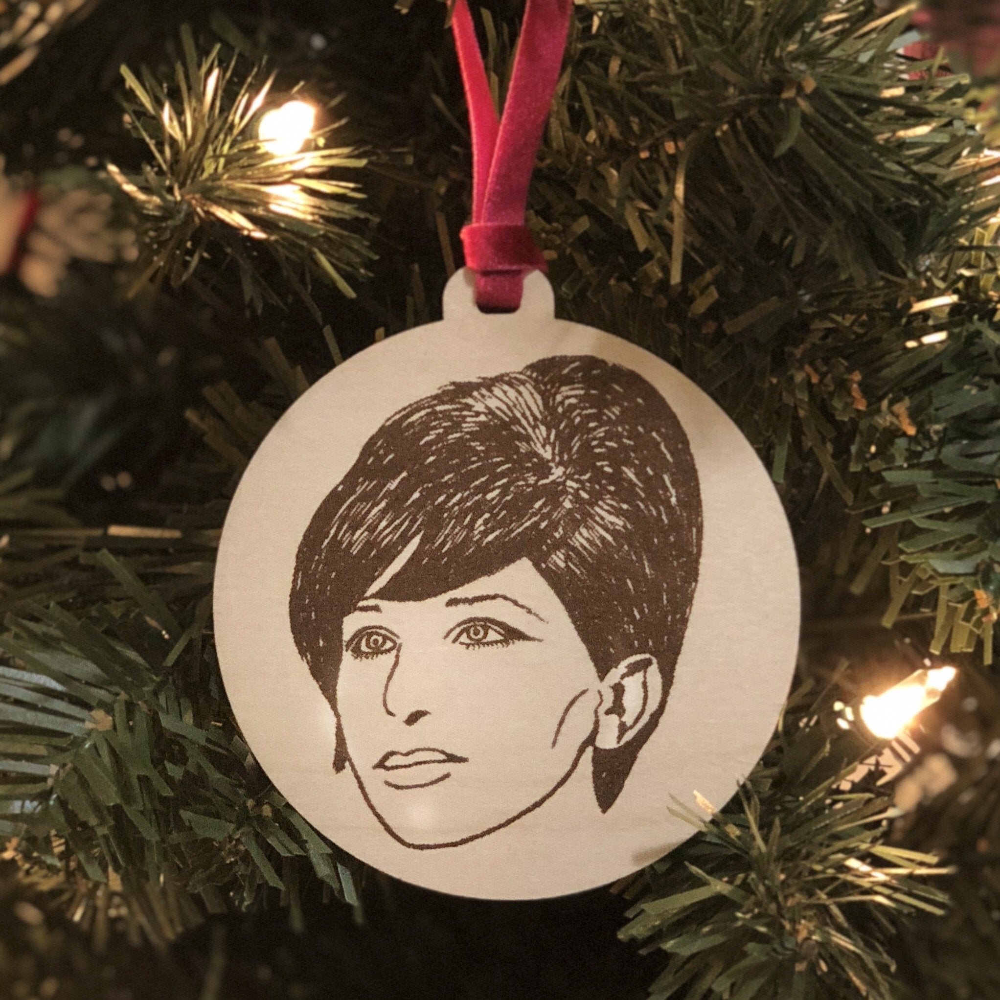 Holiday Ornament - Barbra Streisand