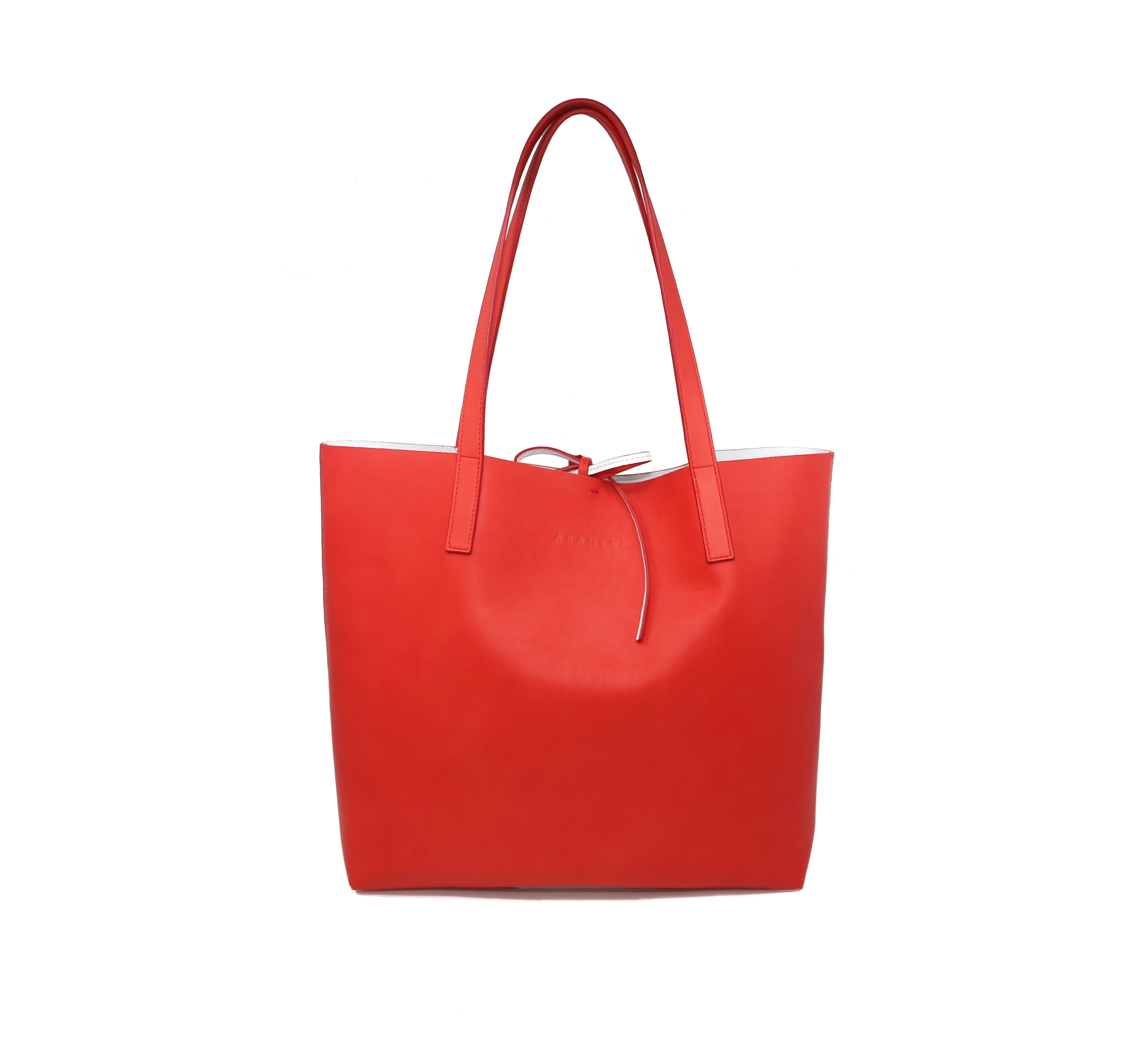 Kala Reversible Tote in Red-White