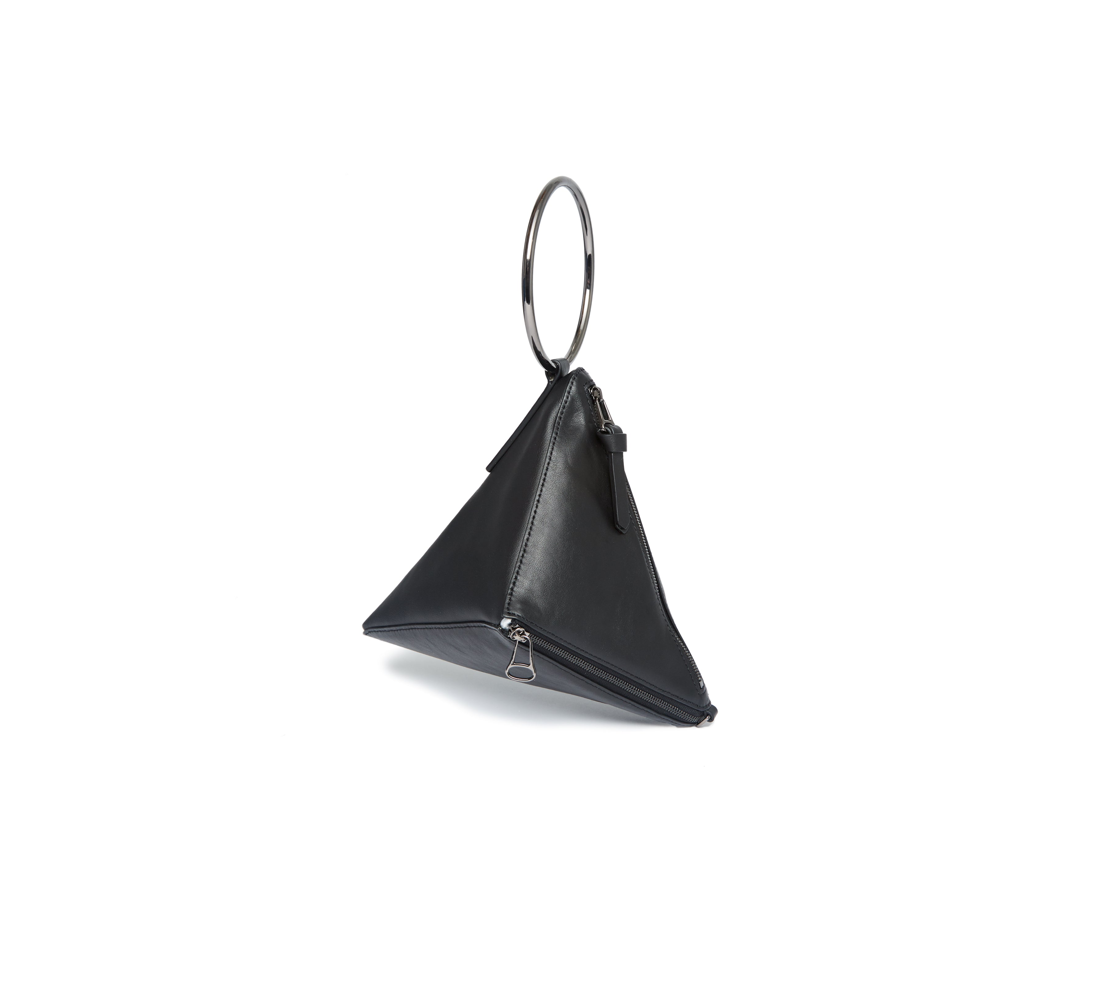 Tetra Convertible Crossbody Bag - Black/Silver